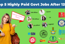 Top Govt Jobs After 12th